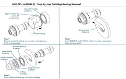 Angular -Ceramic 3.8 X 6.6 X 1.75  for NSK Z95L (bur side)